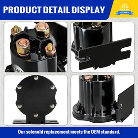 Roykaw 36V 150A solenoid copper contacts ensure durable current flow