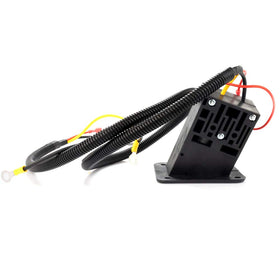 36-volt Powerwise charger connection with Roykaw receptacle on EZGO cart.