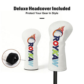 Roykaw 4 Hybrid headcover protects the club between rounds.