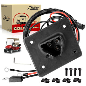 Roykaw 48V charger receptacle for EZGO RXV and TXT delivers secure, reliable charging.