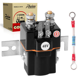 Roykaw 48V solenoid for Club Car DS front view ensures reliable daily operation