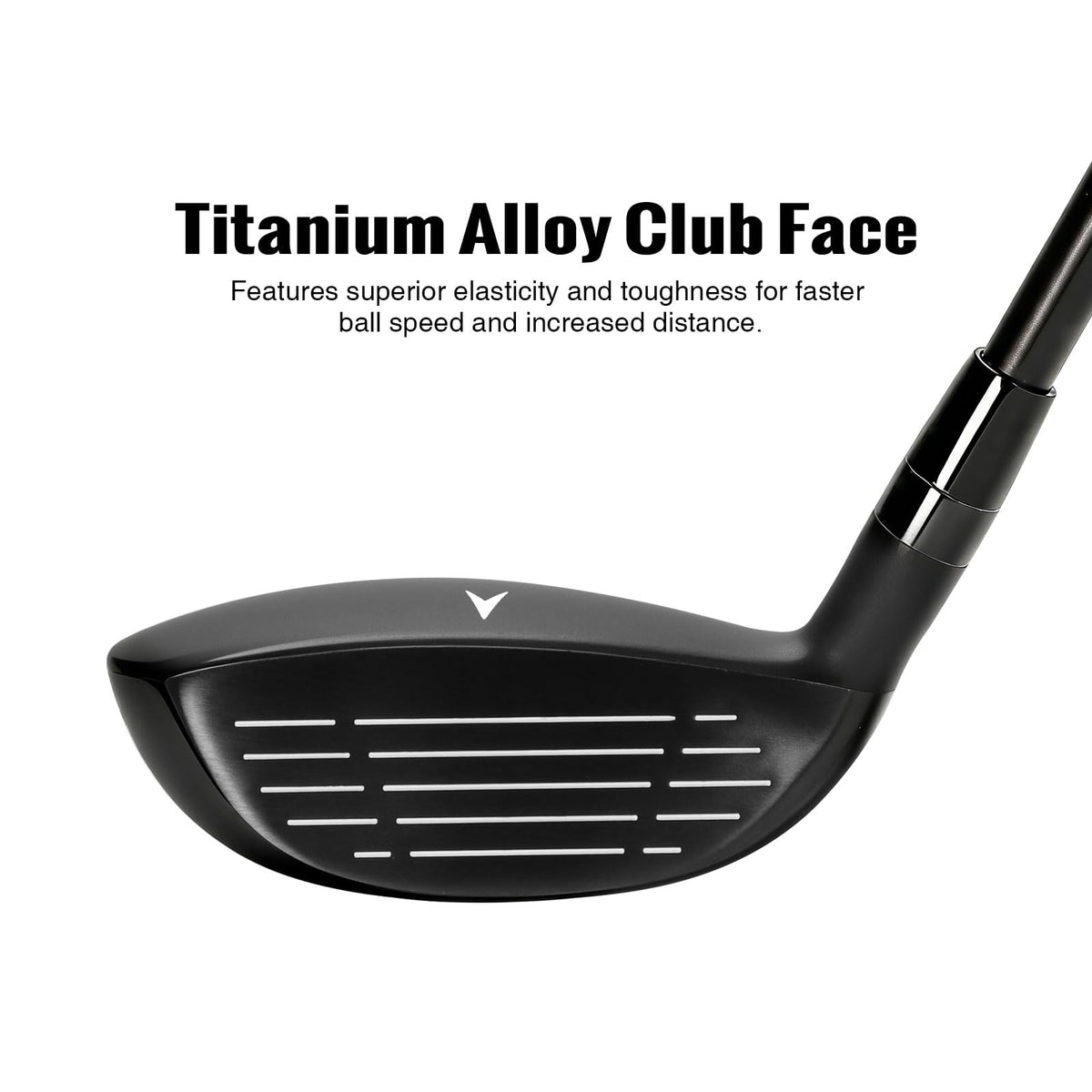 Roykaw 5-hybrid golf club inverted pyramid design for stable launch.