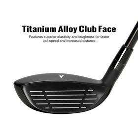 Roykaw 5-hybrid golf club inverted pyramid design for stable launch.