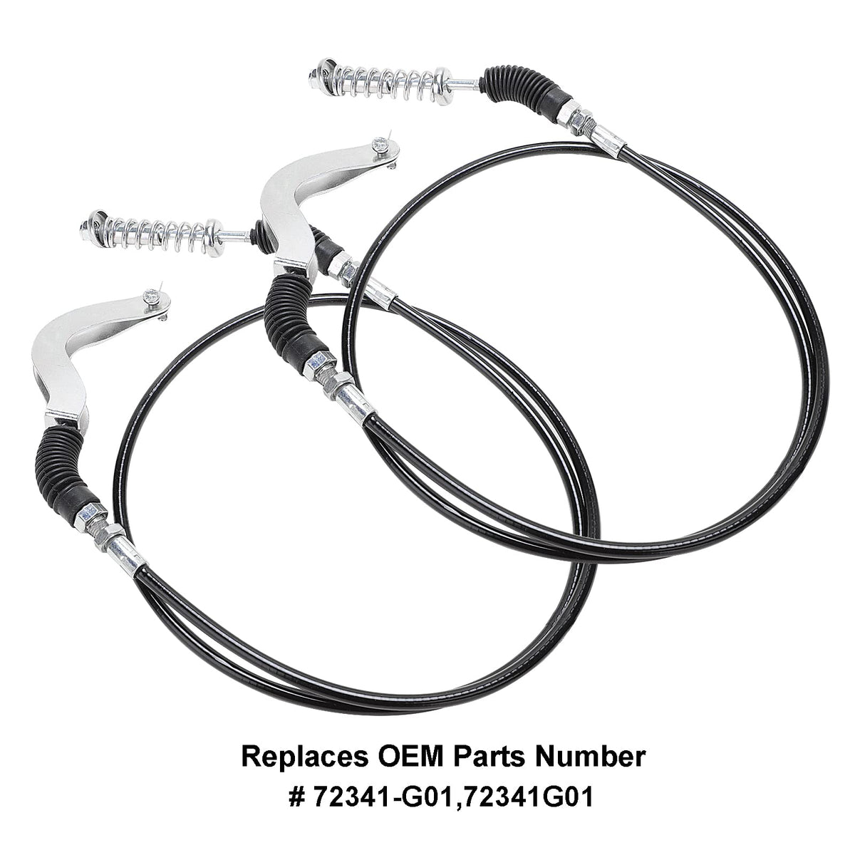 Roykaw 50.5-inch cable length highlights proper fit for 1996–2001 EZGO TXT.