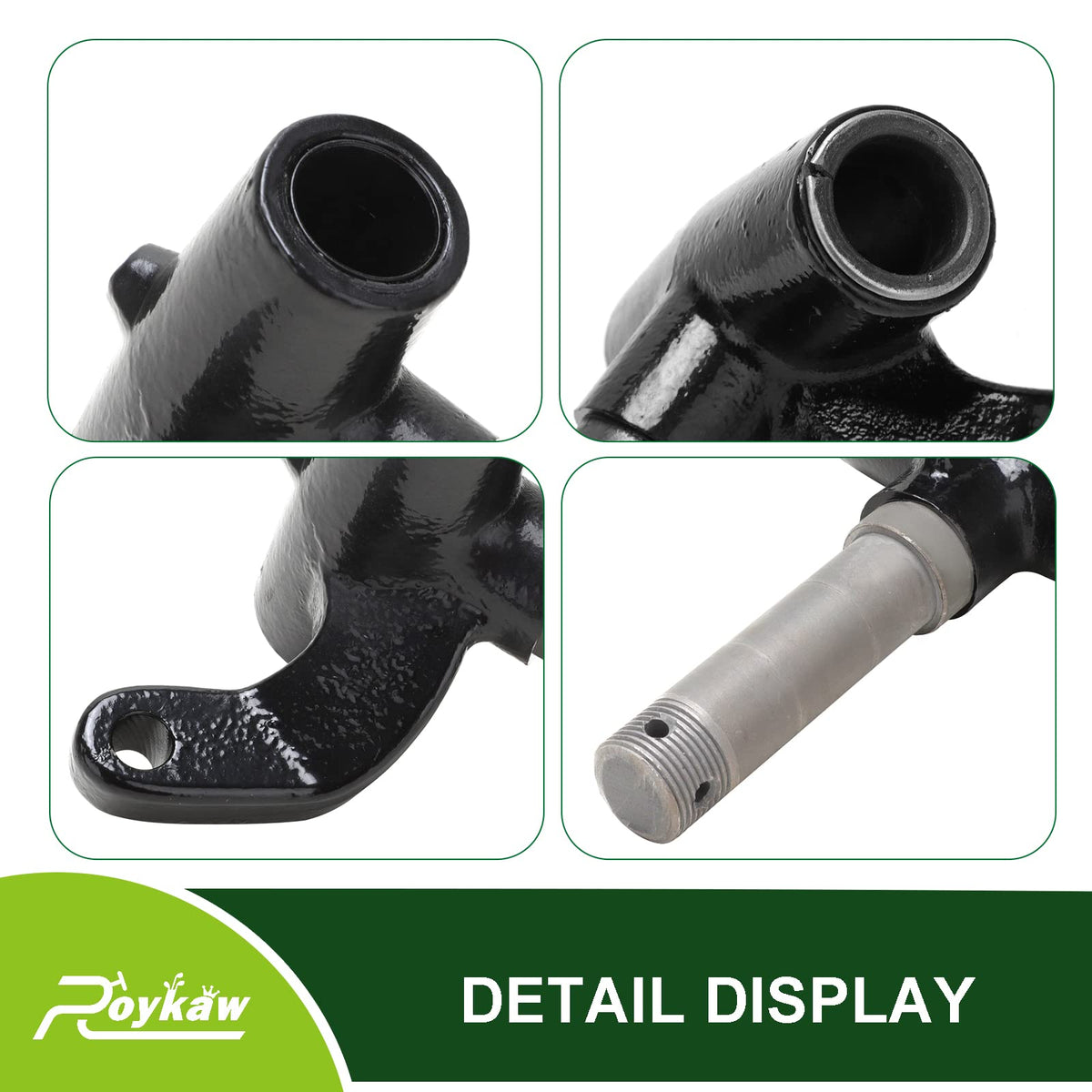 Roykaw replacement spindle for 70673-G02 improves fit and longevity.