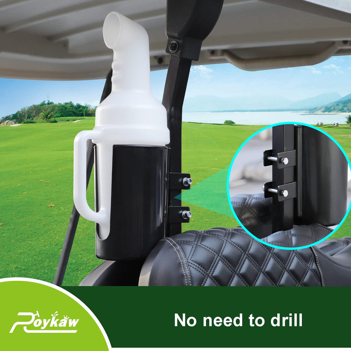 Roykaw ABS material provides durable outdoor golf accessory