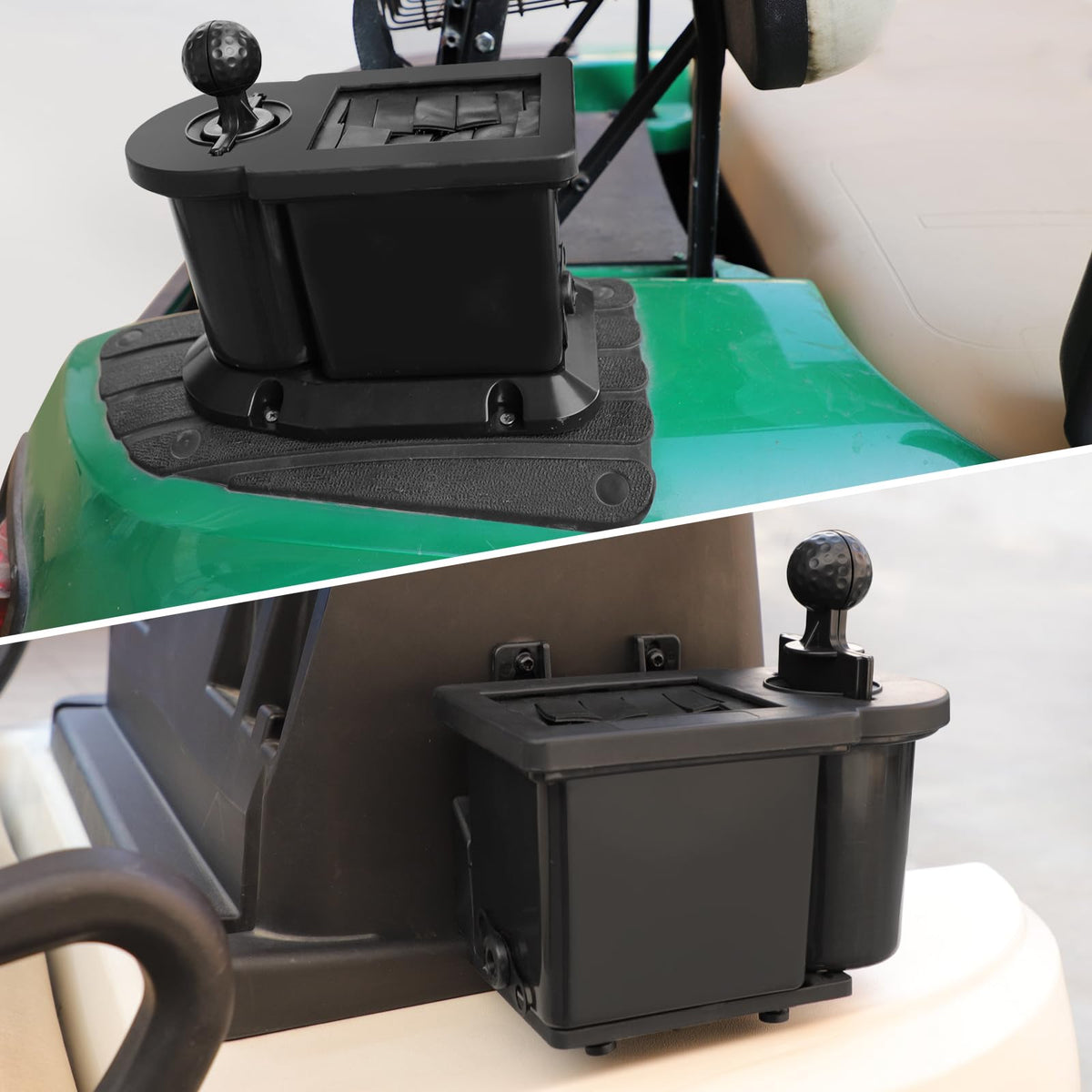 Roykaw all-in-one golf cart ball washer simplifies cleaning
