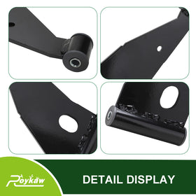 Roykaw Delta A-Plate arm installed on cart demonstrates stable steering.