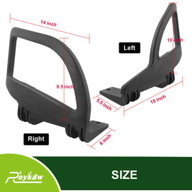  Roykaw armrest shows durable polyurethane core and sturdy construction