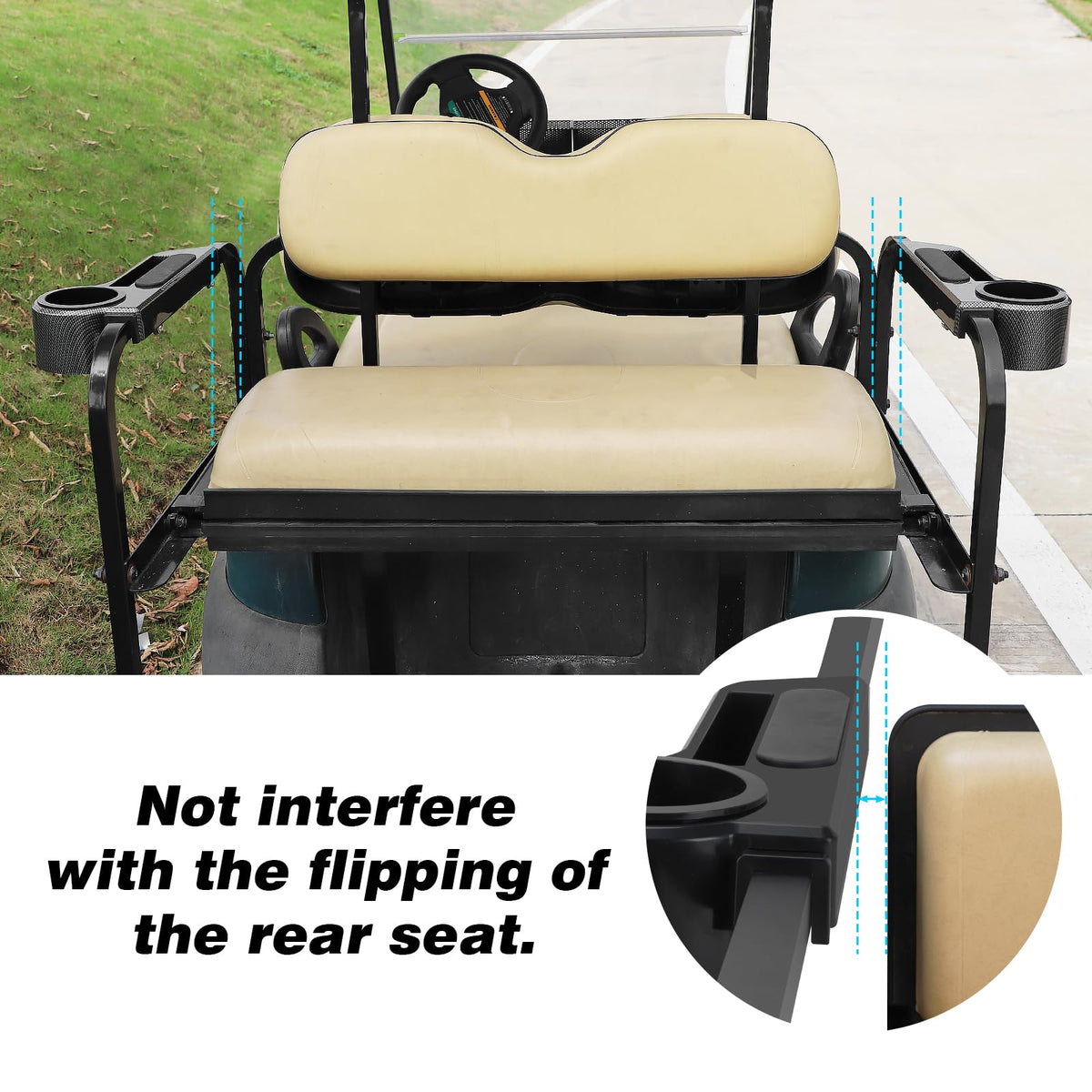 Roykaw armrest installs without drilling on square frames