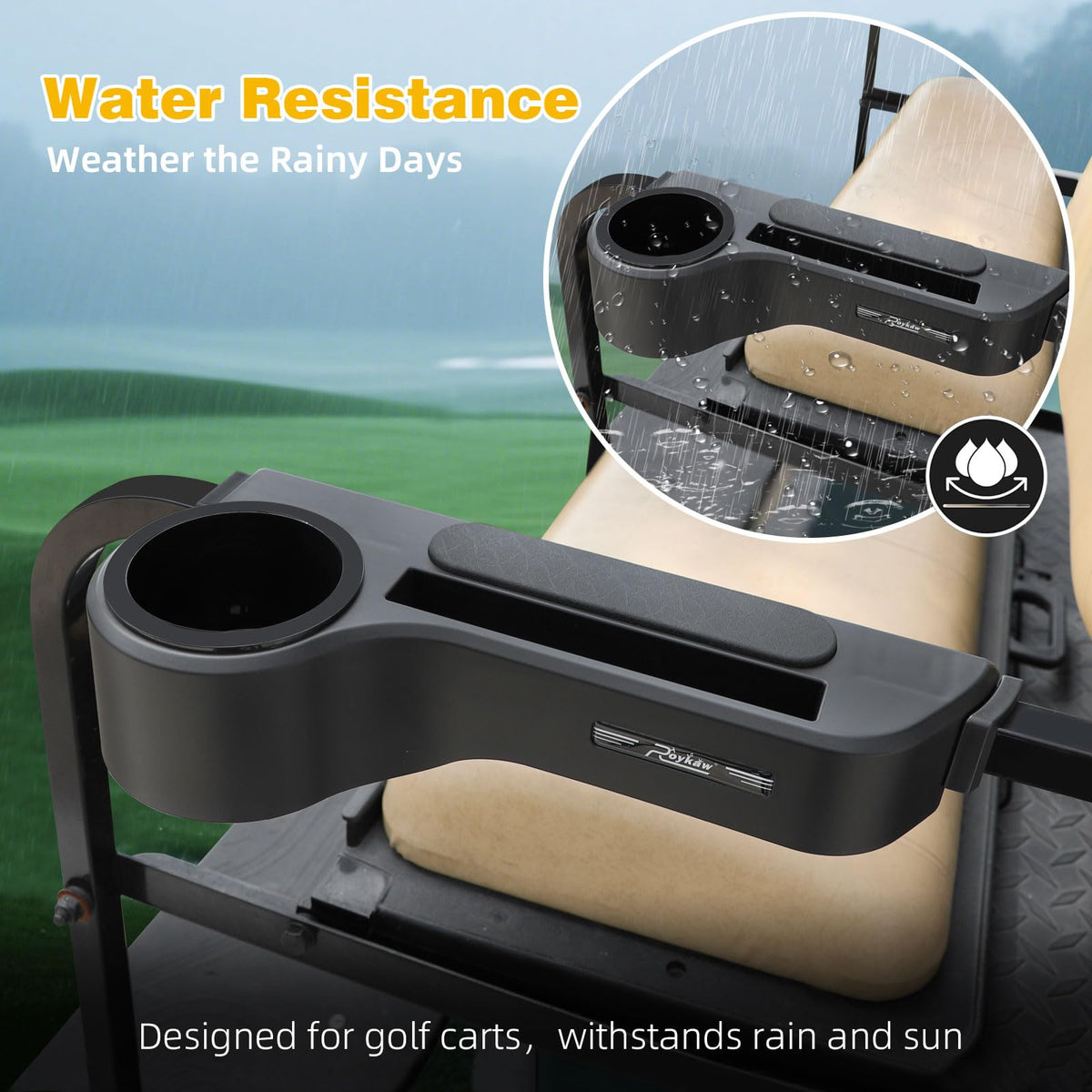 Roykaw rear flip seat compatibility with armrest in place