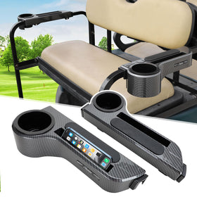 Roykaw armrest offers cup holder and small-item slot for essentials
