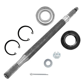 Roykaw axle shaft assembly ready for EZGO TXT upgrade and smoother operation.