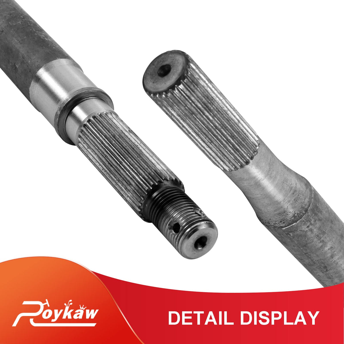Roykaw 23-7-8 inches axle length ensures correct replacement fit.