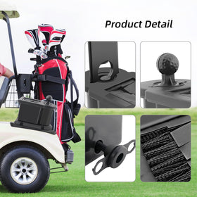 Roykaw ball washer with club head cleaner bristles lifts dirt quickly