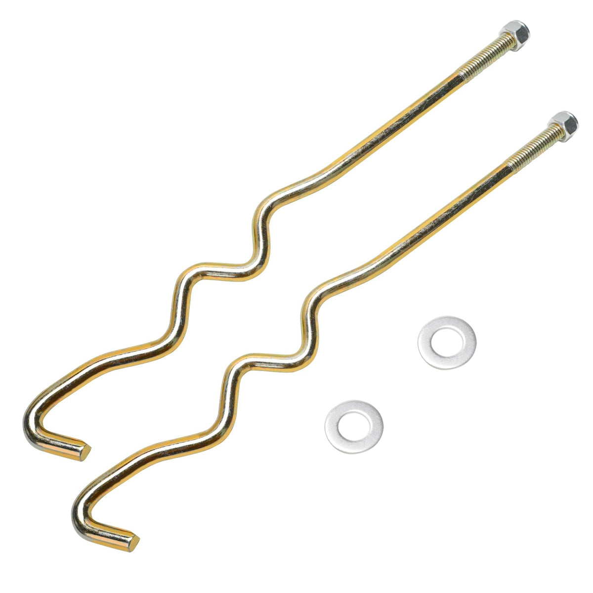 Roykaw battery bolts and nuts included for OEM-compatible 2-pack installation.