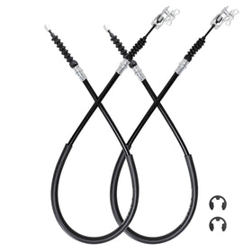 Roykaw brake cable kit includes mounting components for quick installation.