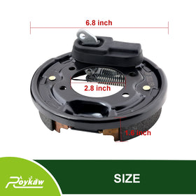 Roykaw rear brake cluster view for DS/Precedent 1995-up cars