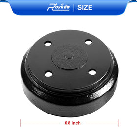 Roykaw packaging with brake drums and brake shoes contents visible