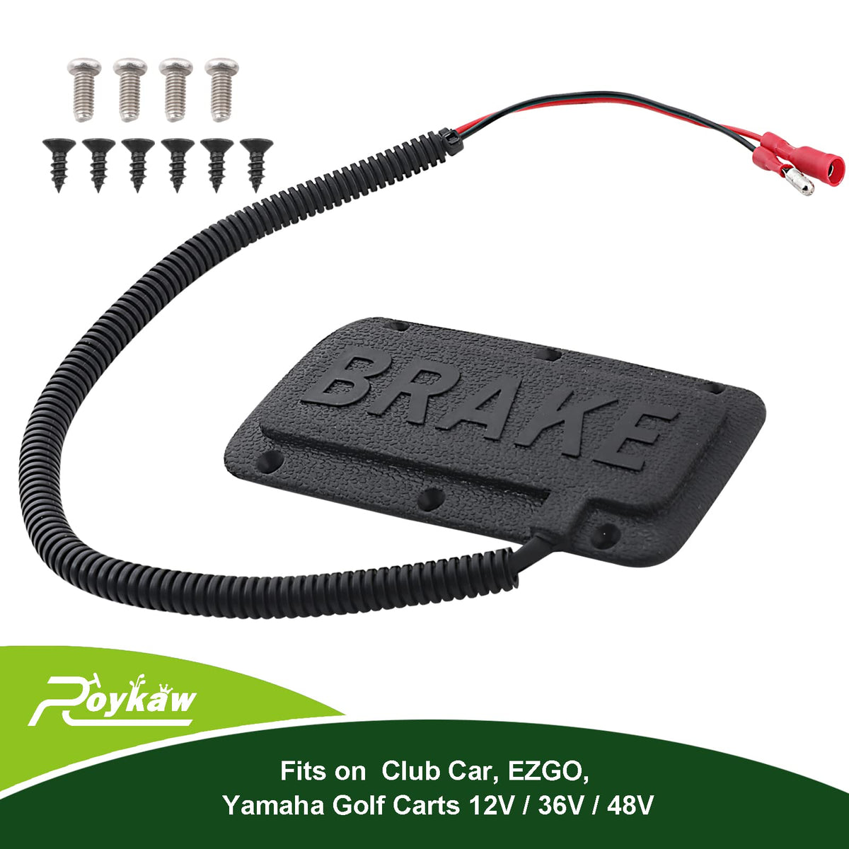 Roykaw brake pad switch detail showing durable contact area