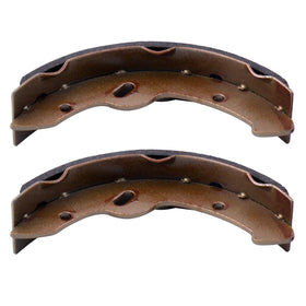 Roykaw brake shoes set includes four shoes for full service replacement