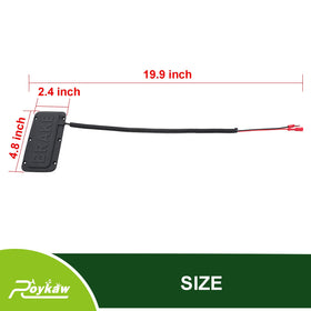 Roykaw brake switch package includes screws for easy mounting