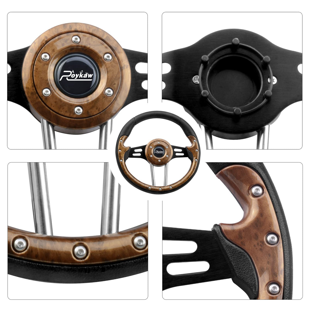 Roykaw carbon fiber spokes boost durability and performance.