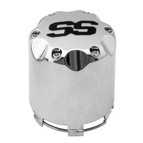 Roykaw chrome wheel center cap covers set of four for a cohesive look.