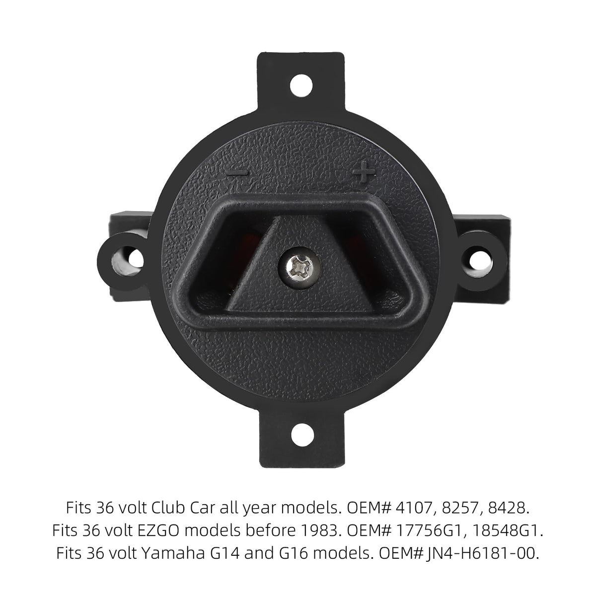 Roykaw Club Car 36V compatibility plug for steady charging connections