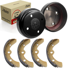 Roykaw brake drum for Club Car DS, front view, reliable stopping potential