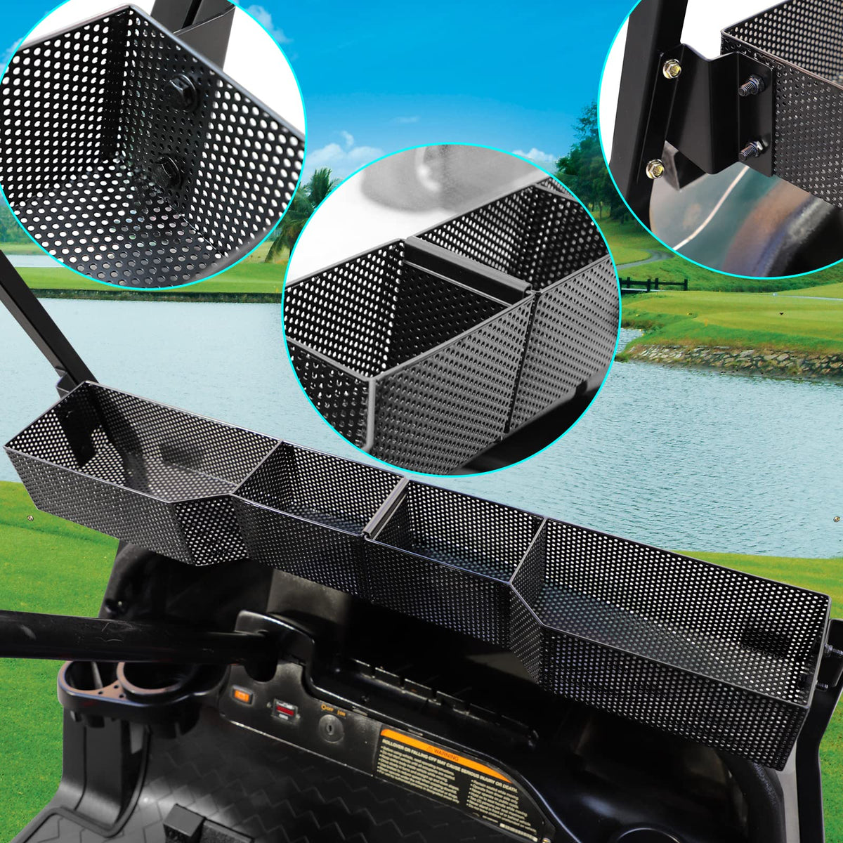 Roykaw basket fits Club Car DS and Precedent models for quick upgrade.