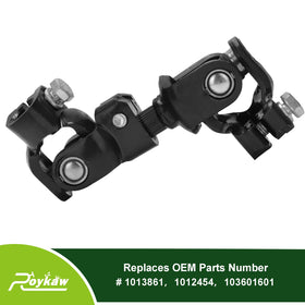 Roykaw Club Car DS steering joint side view demonstrates sturdy construction and smooth alignment.