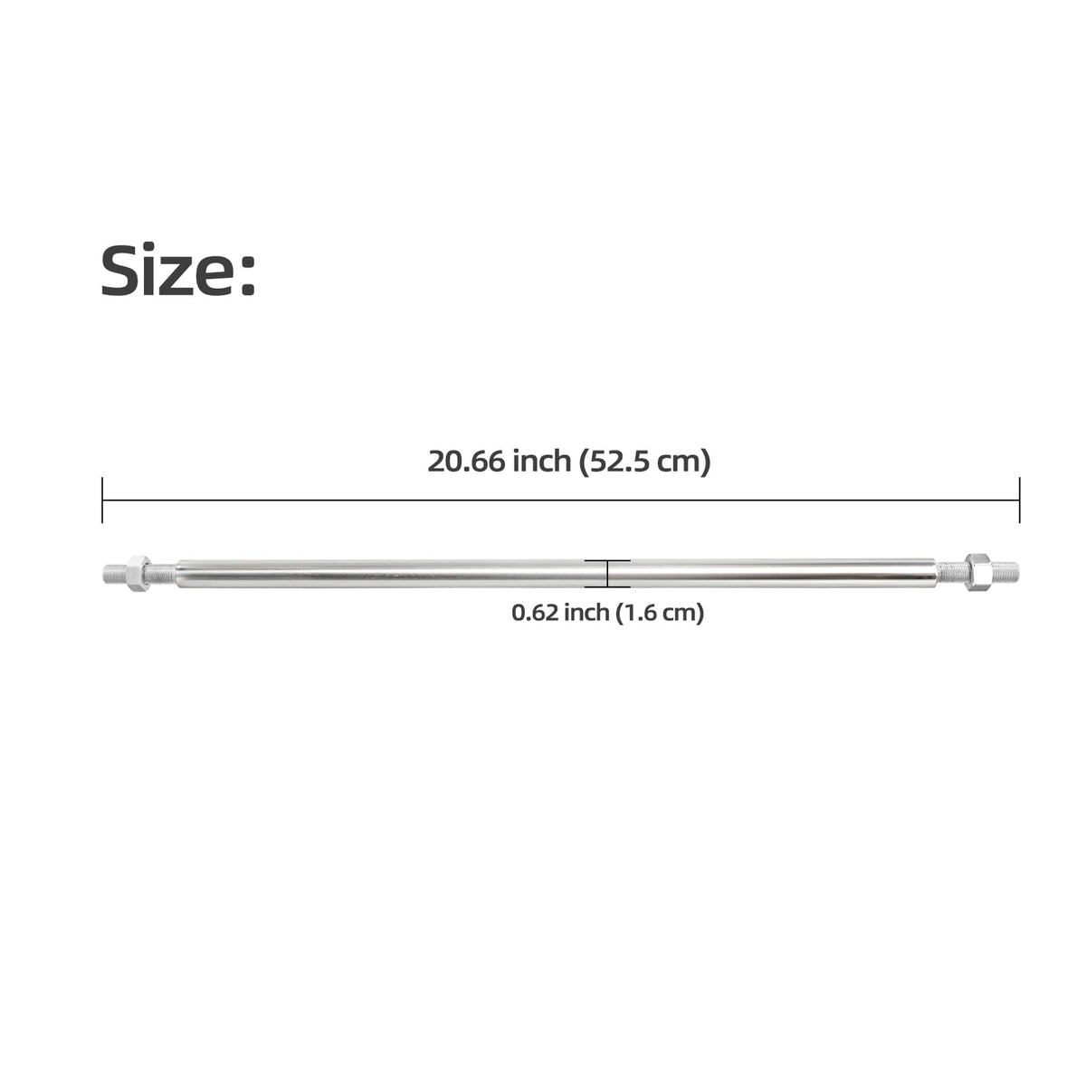 Roykaw club car DS tie rod with durable build for long-lasting use.