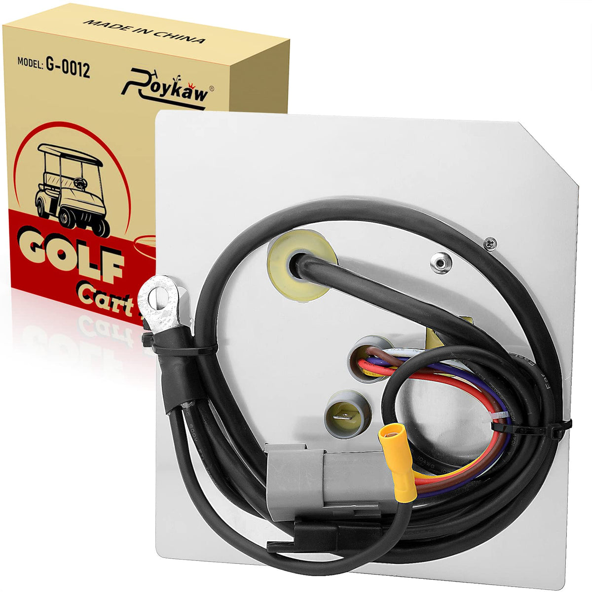 Roykaw Club Car Precedent 48V OBC unit with clean wiring for quick upgrade