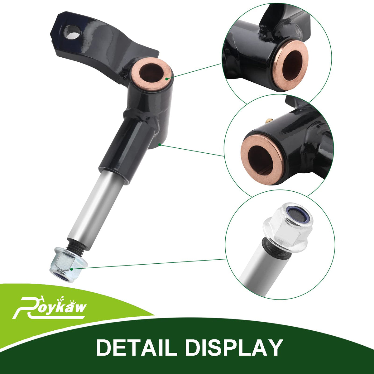 Roykaw spindle assembly exterior ensures precise OEM-fit alignment