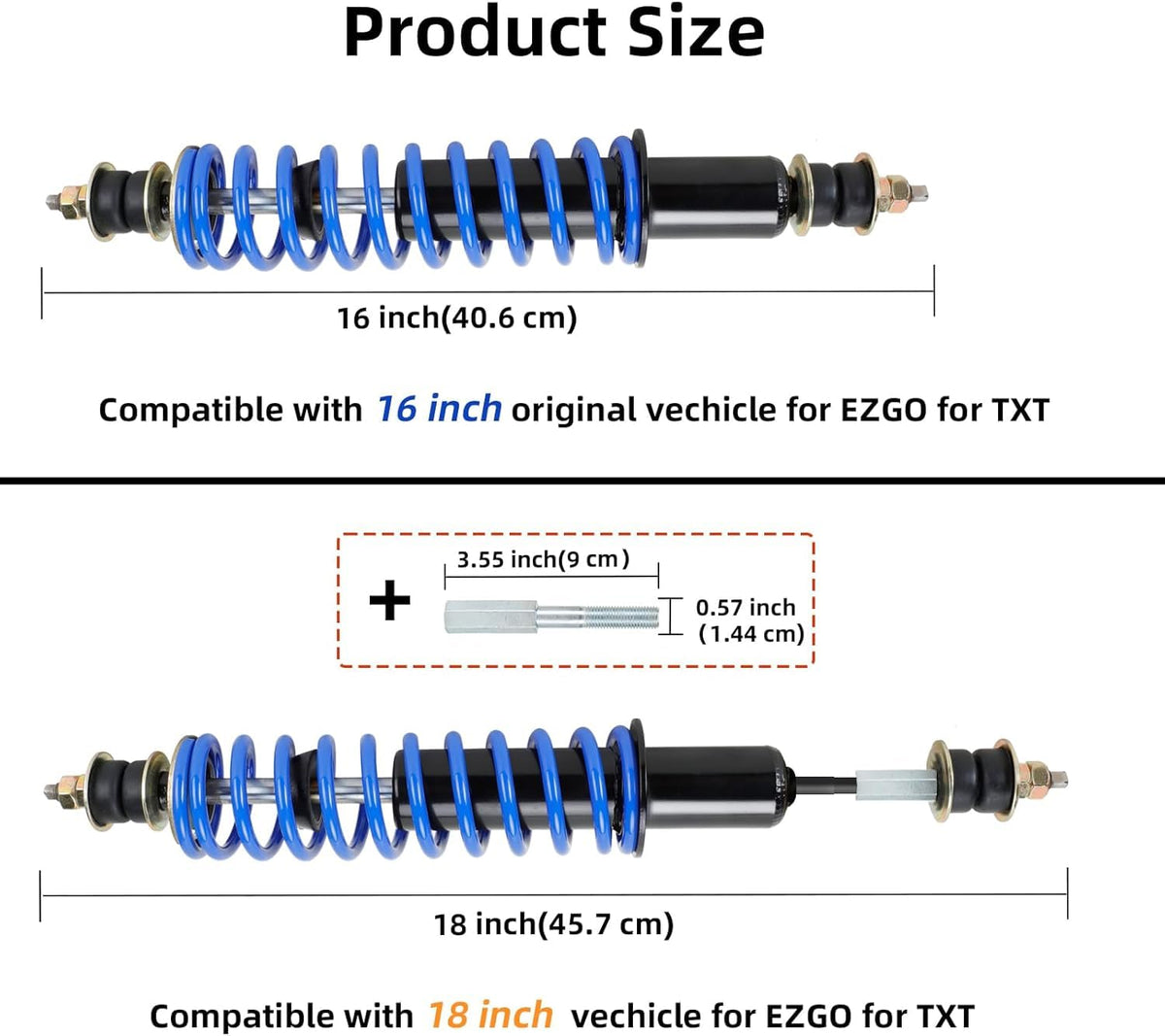 Roykaw coil-over shock design provides controlled cushioning on rough terrain.