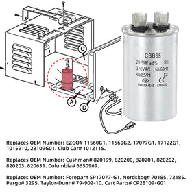 Roykaw Columbia 36V capacitor 20.5MFD compatible with 6650969