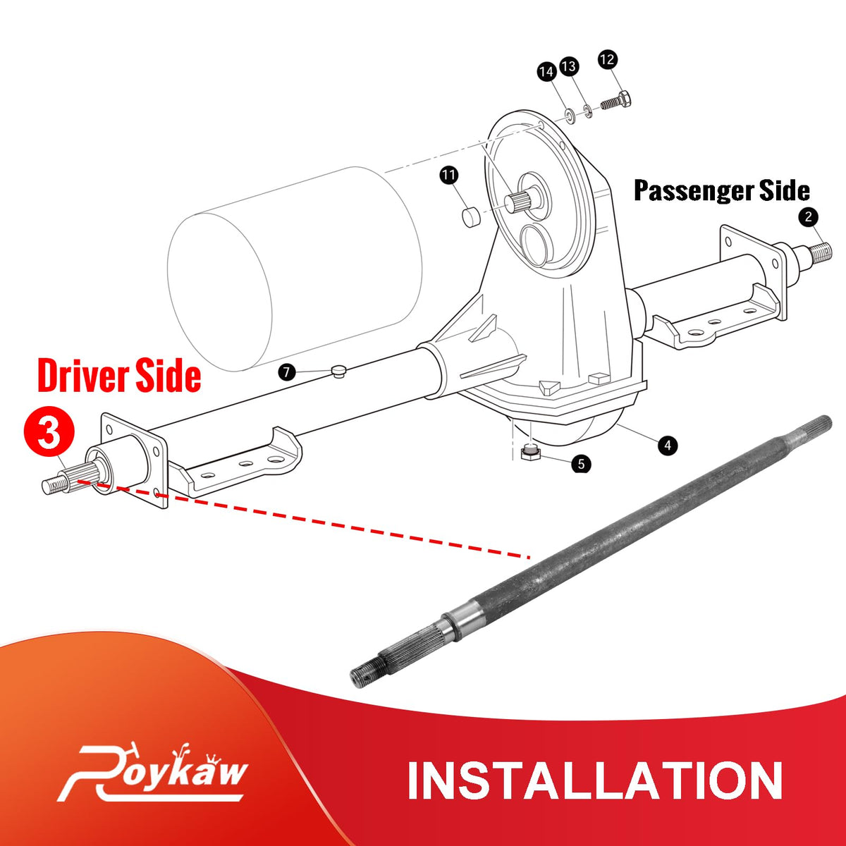 Roykaw compatibility guide helps verify EZGO TXT/ Medalist fit.