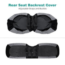 Roykaw double-layer fabric seat cover provides non-slip security.