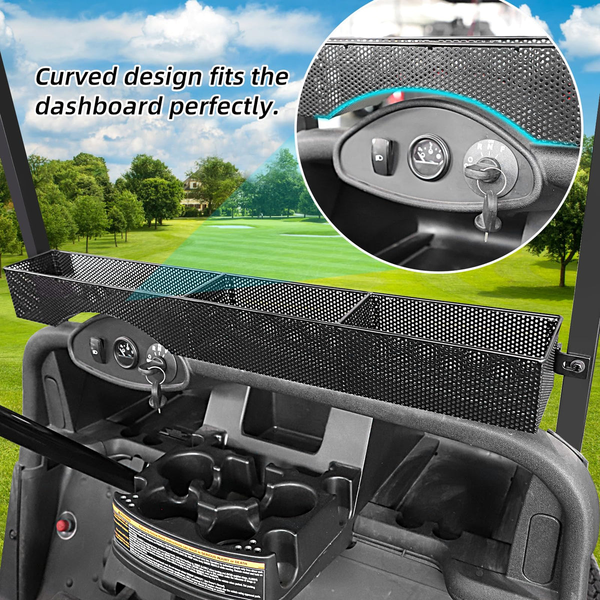 Roykaw corrosion-resistant iron tray offers durable performance in sun and rain