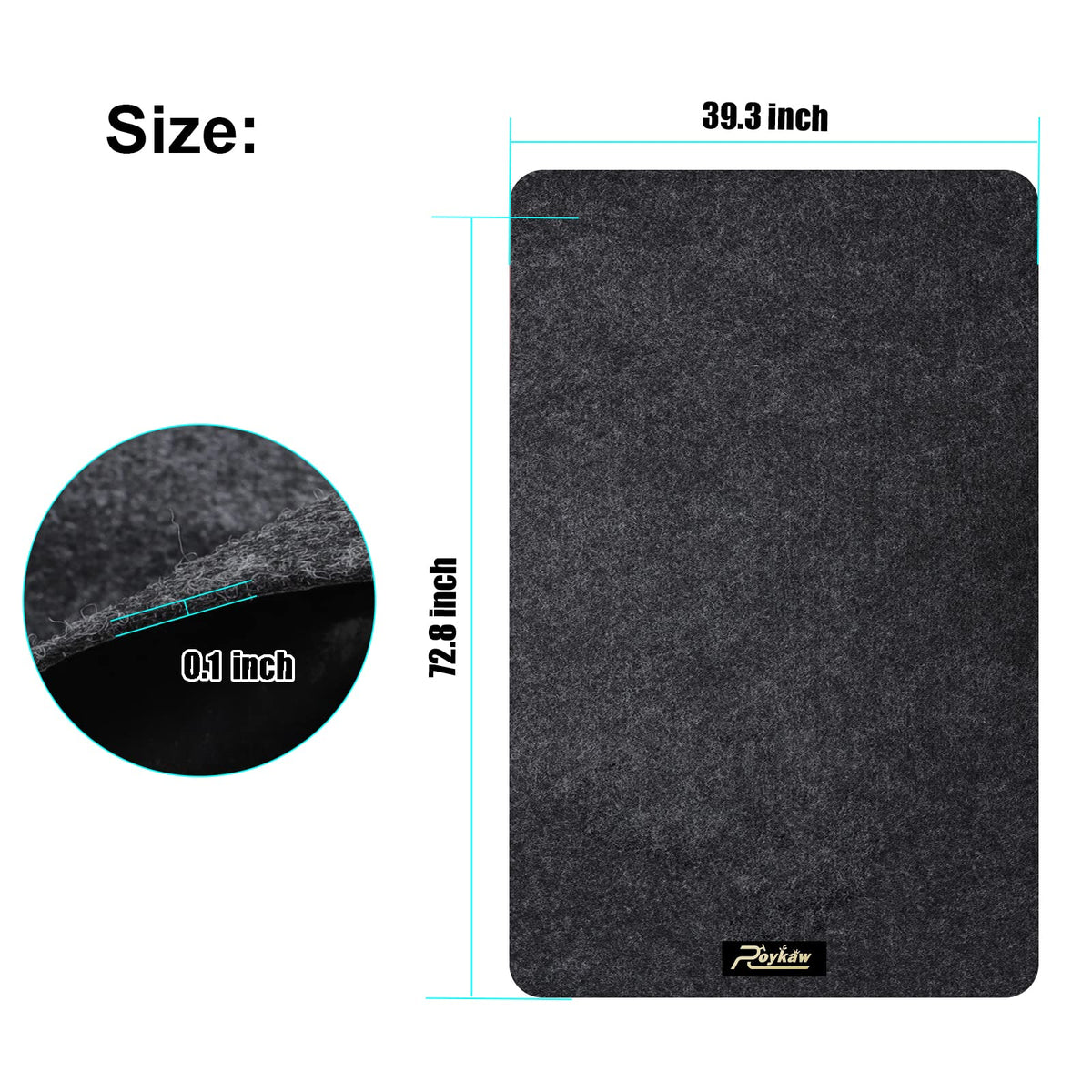 Roykaw cut-to-size usage shows custom fit for space