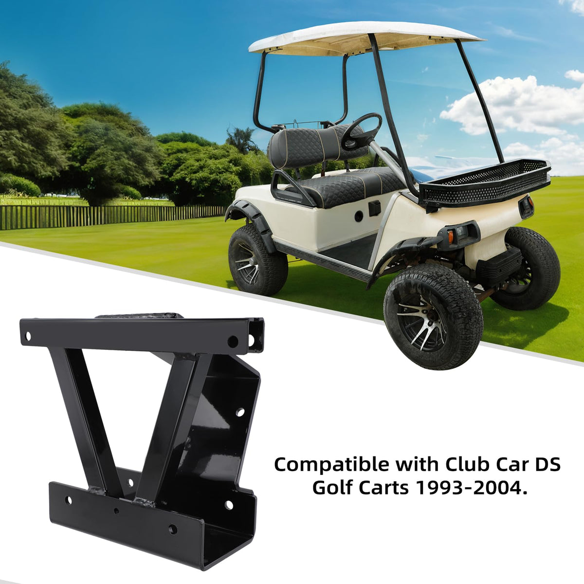 Front view of Roykaw delta shock gear support in metal finish