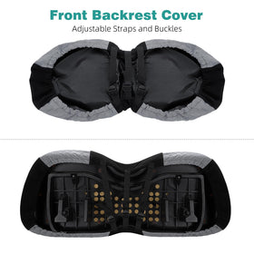 Roykaw Diamond-pattern seating with air flow for comfortable rounds.