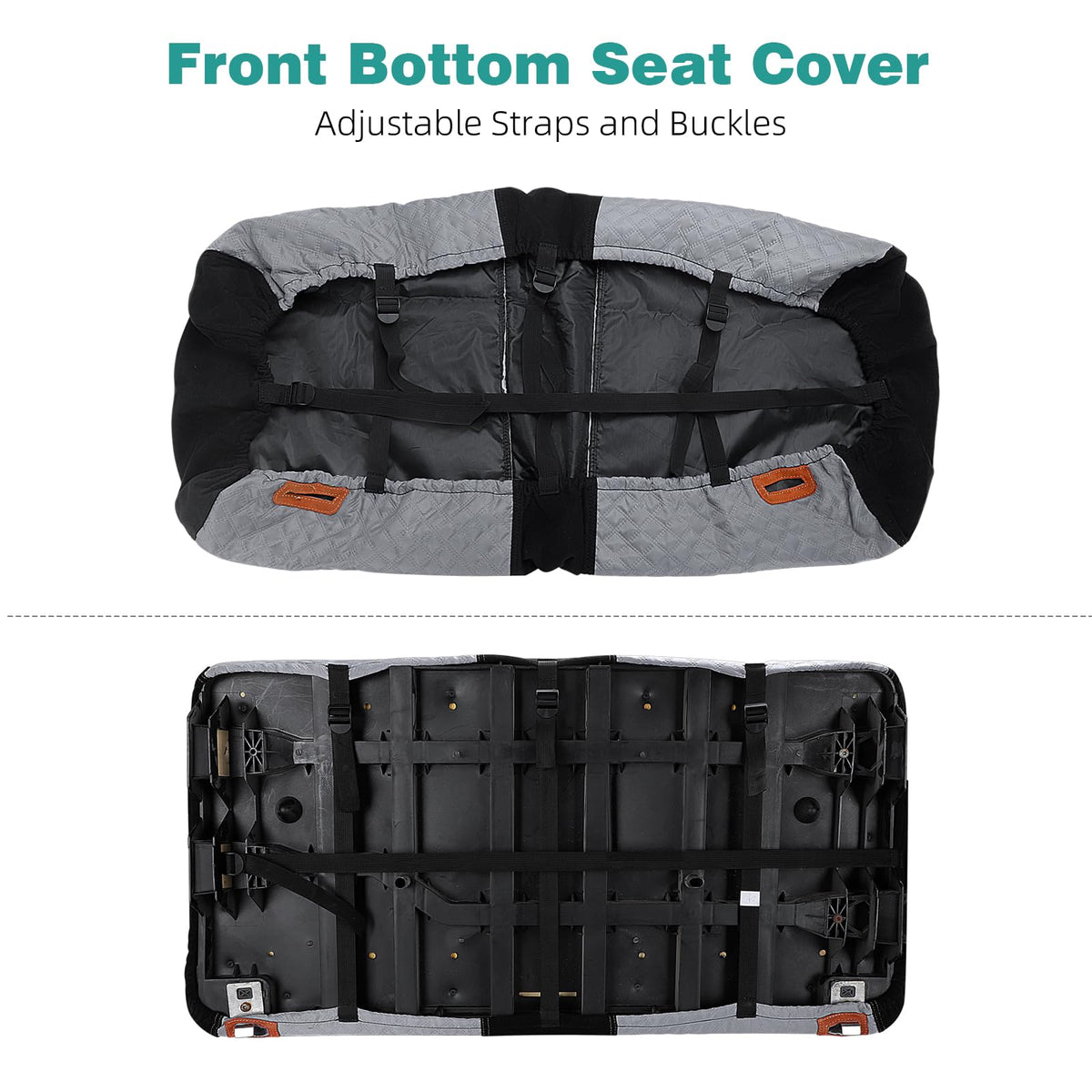 Roykaw Double-layer non-slip fabric keeps seat secure over rough terrain.