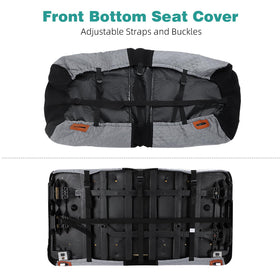 Roykaw Double-layer non-slip fabric keeps seat secure over rough terrain.