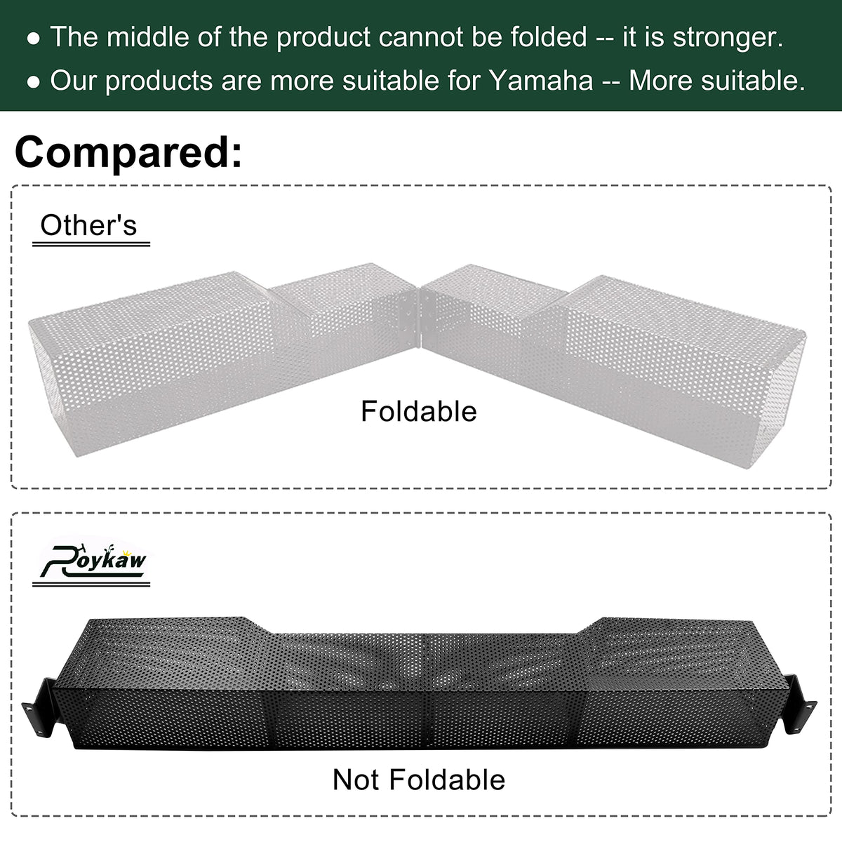 Roykaw Drive G29 front basket solid design resists corrosion