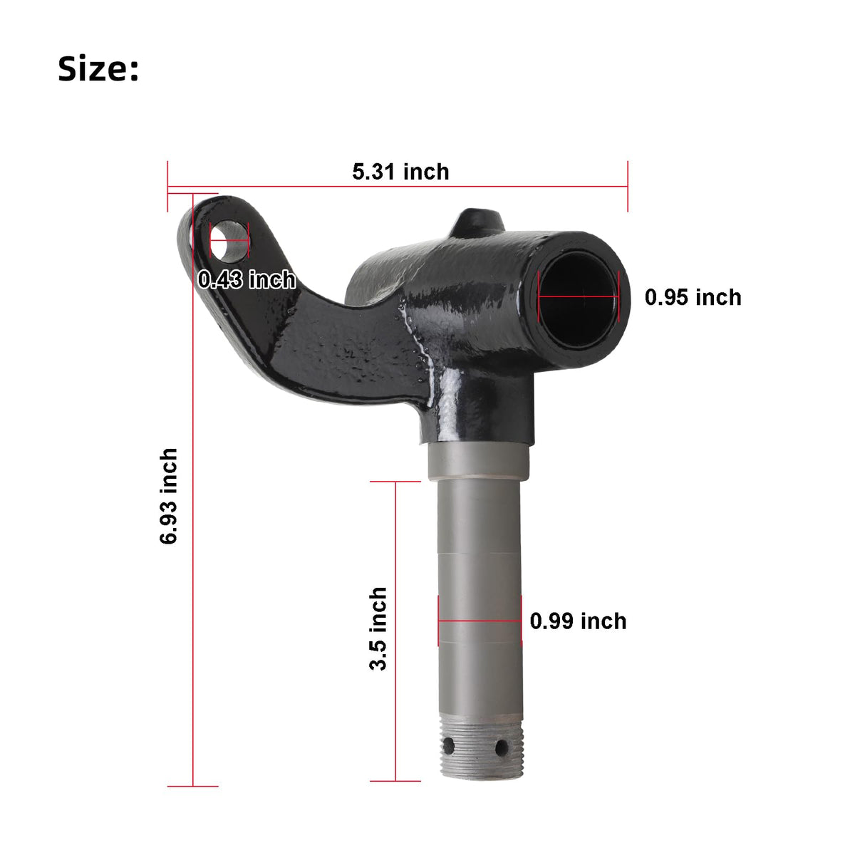 Left-side installation note emphasizes correct orientation for safe fitment.