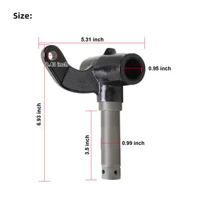 Left-side installation note emphasizes correct orientation for safe fitment.