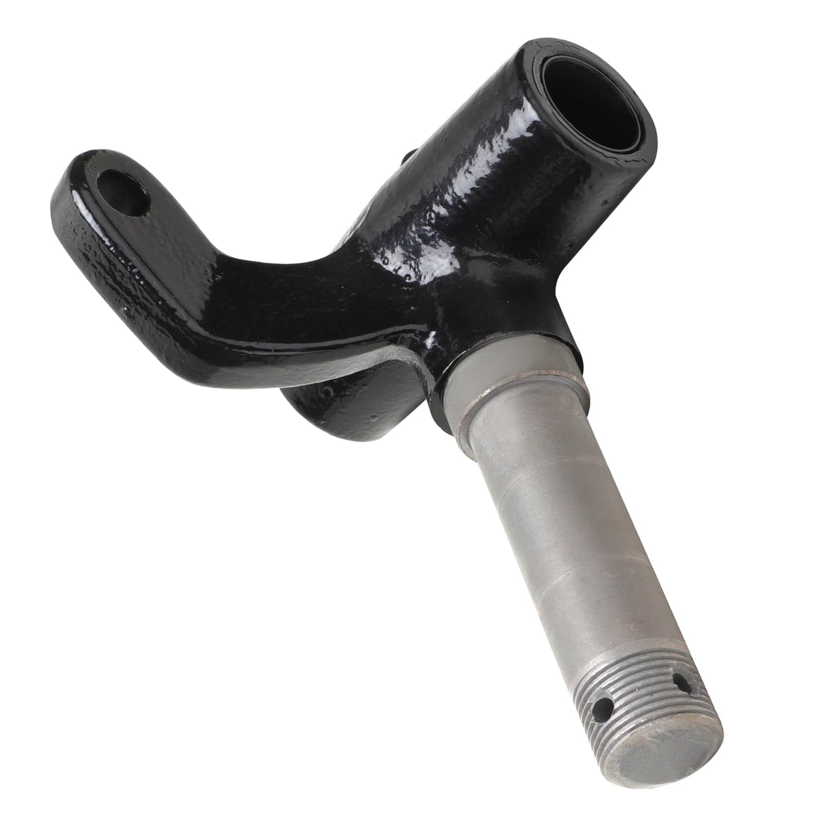 Installed view showing proper left-side installation of the Roykaw spindle.
