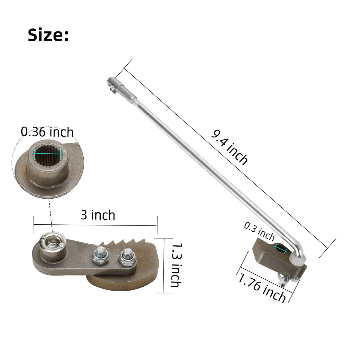 Roykaw durable alloy steel build ensures long-lasting performance.